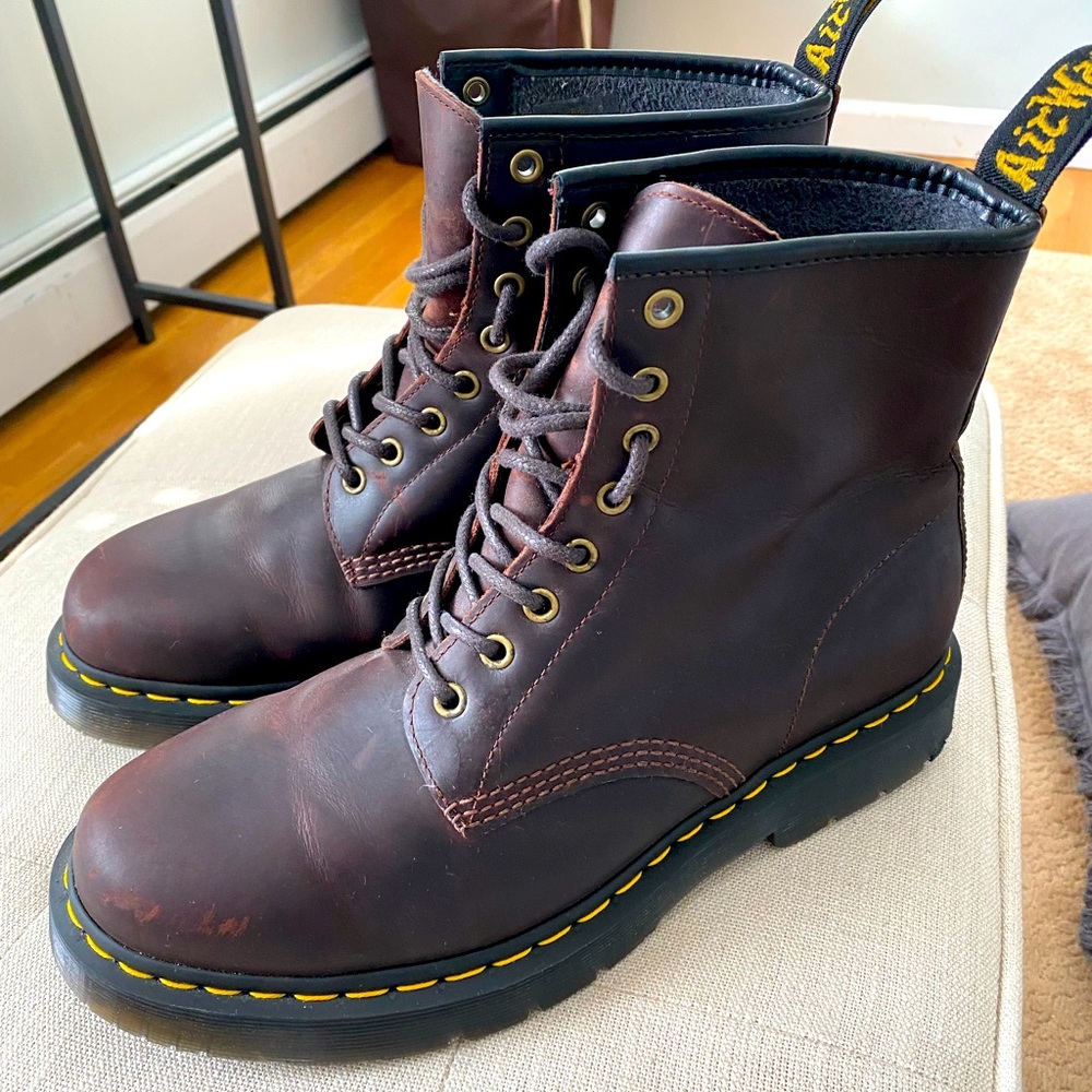 Dr. Martens 1460 Smooth Leather Lace Up Boots